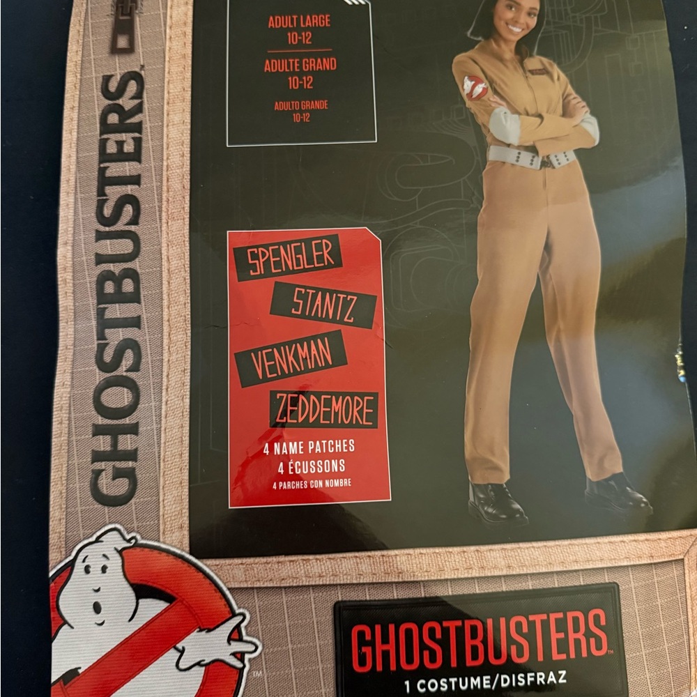 Family Ghostbusters costumes (women’s and child)